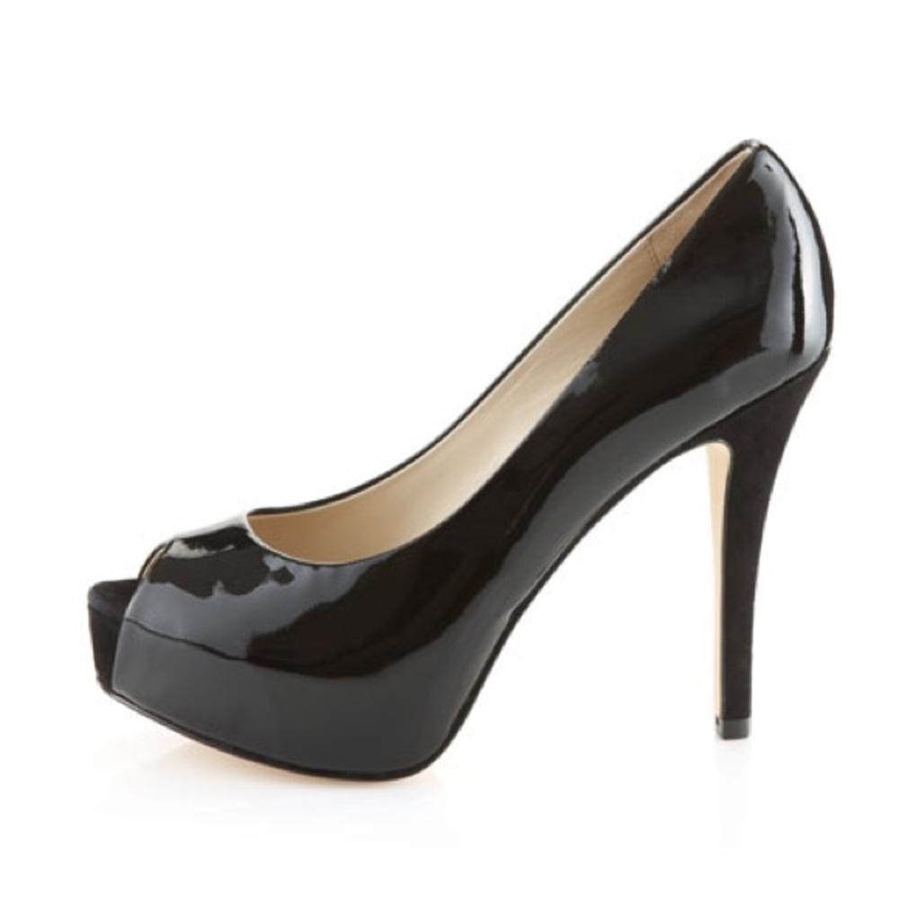 LA FENICE Gioia Peep Toe Platform Pump